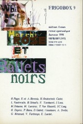 Verso de Frigobox -9- Janvier 1998 - White Spirit, Marche Rose et Ballets Noirs