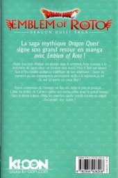 Verso de Dragon Quest - Emblem of Roto -11- Tome 11