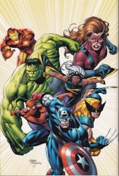 Verso de Marvel Fun -2- Avengers le retour
