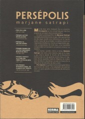 Verso de Persépolis (en espagnol) -Int- Persépolis