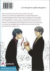 Verso de L'araignée vorace en haut des marches