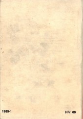 Verso de Rapaces (Impéria) -Rec67- Collection reliée N°67 (du n°392 au n°395)