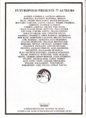 Verso de (DOC) Futuropolis -Cat 1983- Futuropolis -1983 - Catalogue