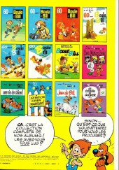 Verso de Boule et Bill -8a1977- Papa, Maman, Boule... ...et Moi ! et Nous !