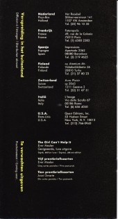 Verso de (Catalogues) Éditeurs, agences, festivals, fabricants de para-BD... - Plaizier - 1987 - Catalogue