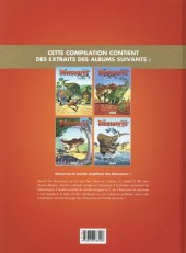 Verso de Les dinosaures en bande dessinée -BO- Jurassic Couac