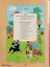 Verso de Tintin (en langues étrangères) -7Suédois- Den Svarta Ön