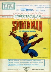 Verso de Peter Parker : Spiderman -8- ¡Rabia final!