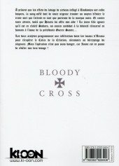 Verso de Bloody Cross -11- Tome 11
