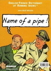 Verso de Blake et Mortimer (Divers) -2a- Nom d'une pipe ! / Name of a pipe !