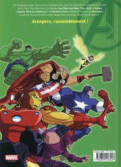 Verso de The avengers (Panini Kids) -1- Dans le feu de l'action