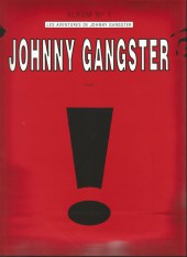 Verso de Johnny Gangster (Les aventures de) -1- Johnny Gangster dans !