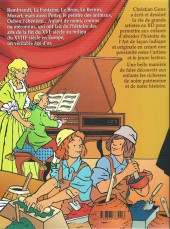 Verso de Petites histoires de l'art racontées aux enfants -3- L'Âge d'Or ...de Véronèse à Mozart