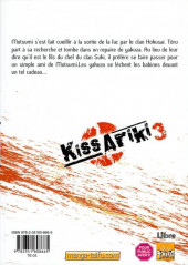 Verso de Kiss Ariki -3- Tome 3