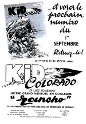 Verso de Kid Colorado (S.E.R) -2- Résistance héroïque