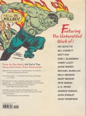 Verso de Art in Time: Unknown Comic Book Adventures, 1940-1980 (2010) -INT- Art in Time: Unknown Comic Book Adventures, 1940-1980