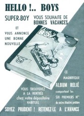 Verso de Super Boy (1re série) -11- Le trésor de cortez
