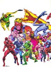 Verso de (AUT) Buscema, John (en anglais) - The art of John Buscema - Volume One