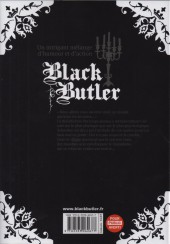 Verso de Black Butler -20- Black Exorcist