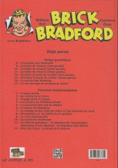 Verso de Luc Bradefer - Brick Bradford (Coffre à BD) -PH12- Brick bradford - planches hebdomadaires tome 12