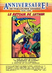 Verso de Superman - Collection Anniversaire -2- Le retour de Luthor