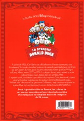 Verso de La dynastie Donald Duck - Intégrale Carl Barks -18- Les Cookies du dragon rugissant et autres histoires (1969 - 2008) 