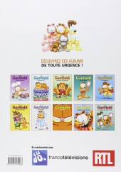 Verso de Garfield (Dargaud) -12Été2015- Fainéant et gourmand