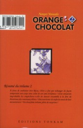 Verso de Orange chocolat -2- Tome 2