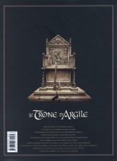 Verso de Le trône d'Argile -INT1- L'intégrale - Tome 1 à 4
