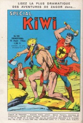Verso de Kiwi (Lug) -136- Les trois naufragés