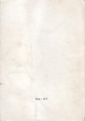 Verso de Spidey -Rec07- Album N°7 (du n°19 au n°21)