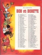 Verso de Bob et Bobette (3e Série Rouge) -73b1980- L'œuf bourdonnant