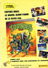 Verso de Tortues Ninja (Éditions de Tournon) -1- Ici April O'Neil...