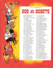 Verso de Bob et Bobette (3e Série Rouge) -155a1977- Le secret d'Ubasti