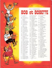 Verso de Bob et Bobette (3e Série Rouge) -151b1985- La rosse bizarre