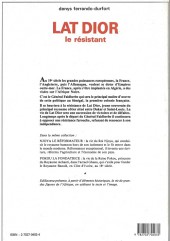 Verso de Mémoire africaine -3- Lat Dior, le résistant