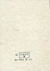 Verso de Ombrax (Lug) -Rec36- Album N°36 (du n°141 au n°144)