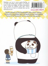 Verso de Pan'Pan Panda, une vie en douceur -6- Tome 6
