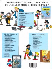 Verso de Benoît Brisefer -11a2005- Le secret d'Églantine