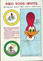 Verso de Piko (4e Série - Piko Magazine - Sagédition) (1958) -3- Numéro 3