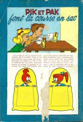 Verso de Piko (4e Série - Piko Magazine - Sagédition) (1958) -9- Numéro 9