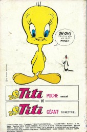 Verso de Titi (Collection) (Sagedition) - Bunny Titi et les copains