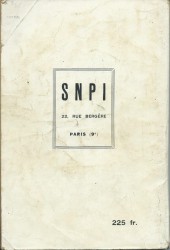 Verso de D'Artagnan (Les aventures du chevalier) -Rec01- Album N°1 (du n°1 au n°6)