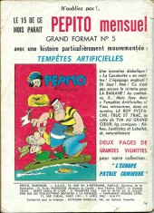 Verso de Pepito (1re Série - SAGE) -180- Les gardiens du trésor