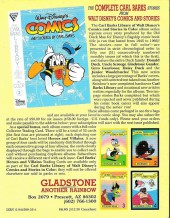 Verso de The carl Barks Library of Walt Disney's Comics and Stories in Color (1992) -1- Walt Disney's Comics and Stories by Carl Barks 1