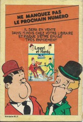 Verso de Laurel et Hardy (4e Série - DPE) -16- La prisonnière