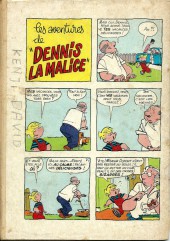 Verso de Dennis la malice (1e Série - SFPI) (1962) -46- Singerie