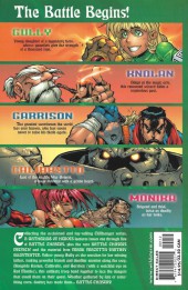 Verso de Battle Chasers (1998) -INT- A Gathering of Heroes