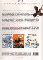 Verso de L'almanach du Dessin de Presse et de la Caricature -2010- L'almanach 2010 du Dessin de Presse et de la Caricature