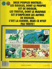 Verso de Les tristus et les Rigolus - La planète du fou rire
